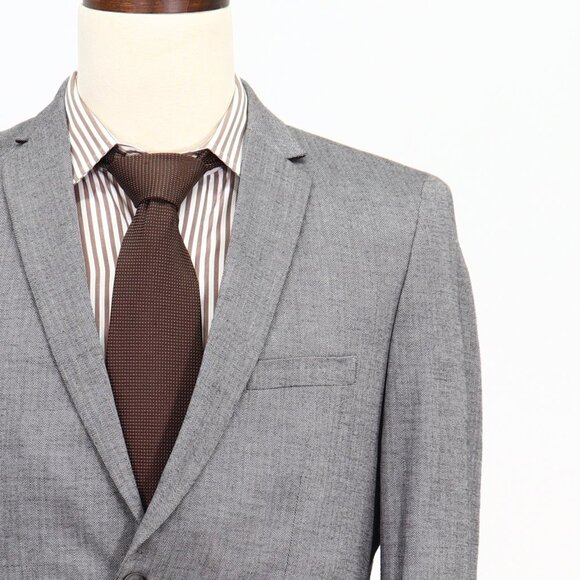 H&M 38R Gray HB 2-Button Sport Coat Blazer Jacket P488 - Picture 5 of 11